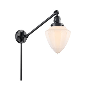 Innovations - 237-BK-G661-7-LED - LED Swing Arm Lamp - Franklin Restoration - Matte Black