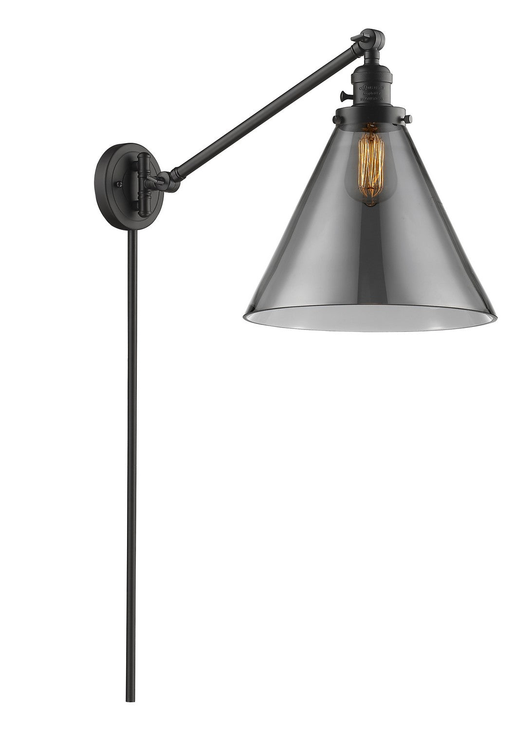 Innovations - 237-OB-G43-L-LED - LED Swing Arm Lamp - Franklin Restoration - Oil Rubbed Bronze