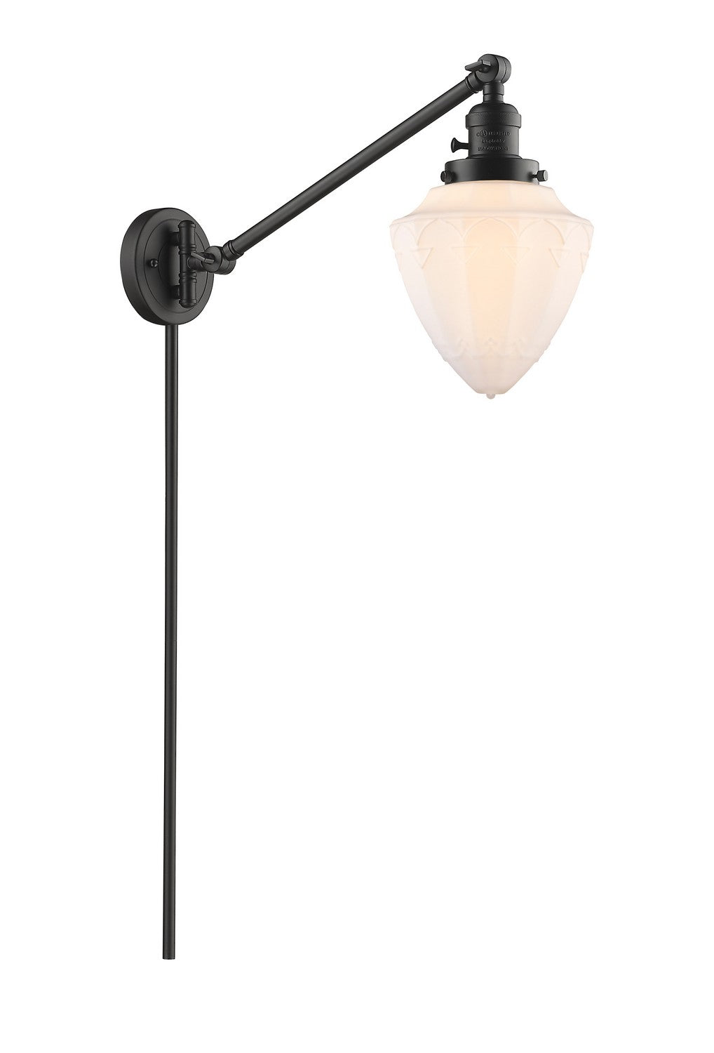 Innovations - 237-OB-G661-7-LED - LED Swing Arm Lamp - Franklin Restoration - Oil Rubbed Bronze