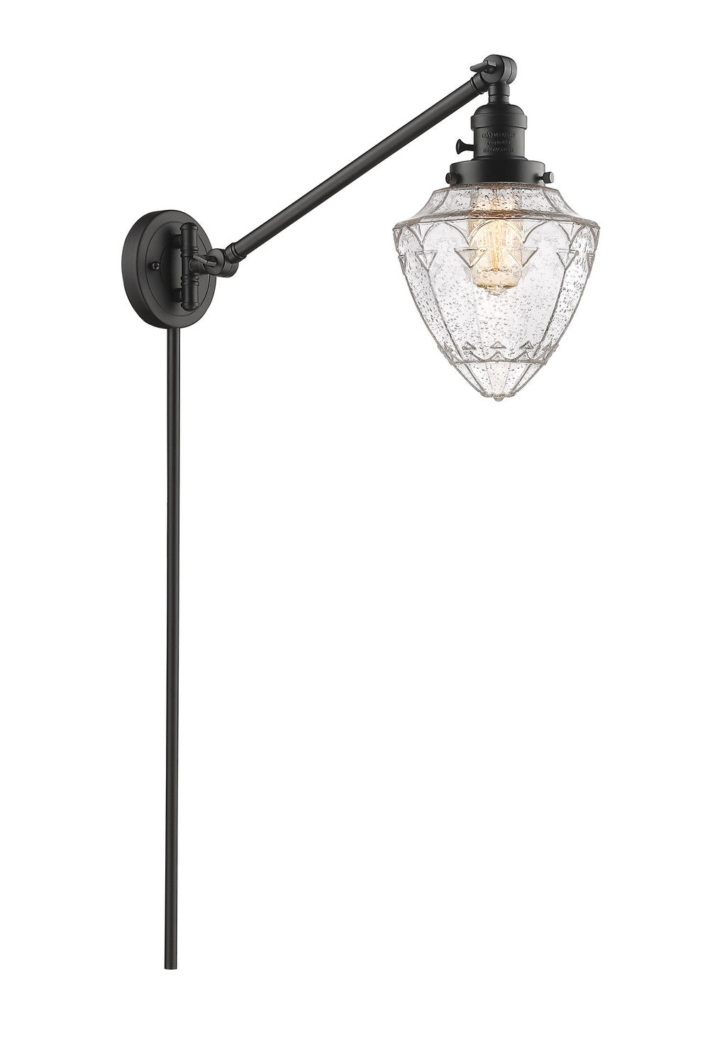 Innovations - 237-OB-G664-7 - One Light Swing Arm Lamp - Franklin Restoration - Oil Rubbed Bronze