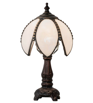 Meyda Tiffany - 26782 - One Light Mini Lamp - Petal Bud - Mahogany Bronze