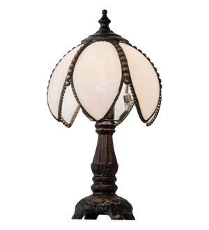 Meyda Tiffany - 26782 - One Light Mini Lamp - Petal Bud - Mahogany Bronze