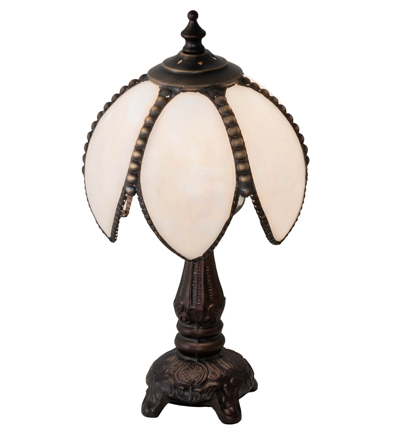 Meyda Tiffany - 26782 - One Light Mini Lamp - Petal Bud - Mahogany Bronze