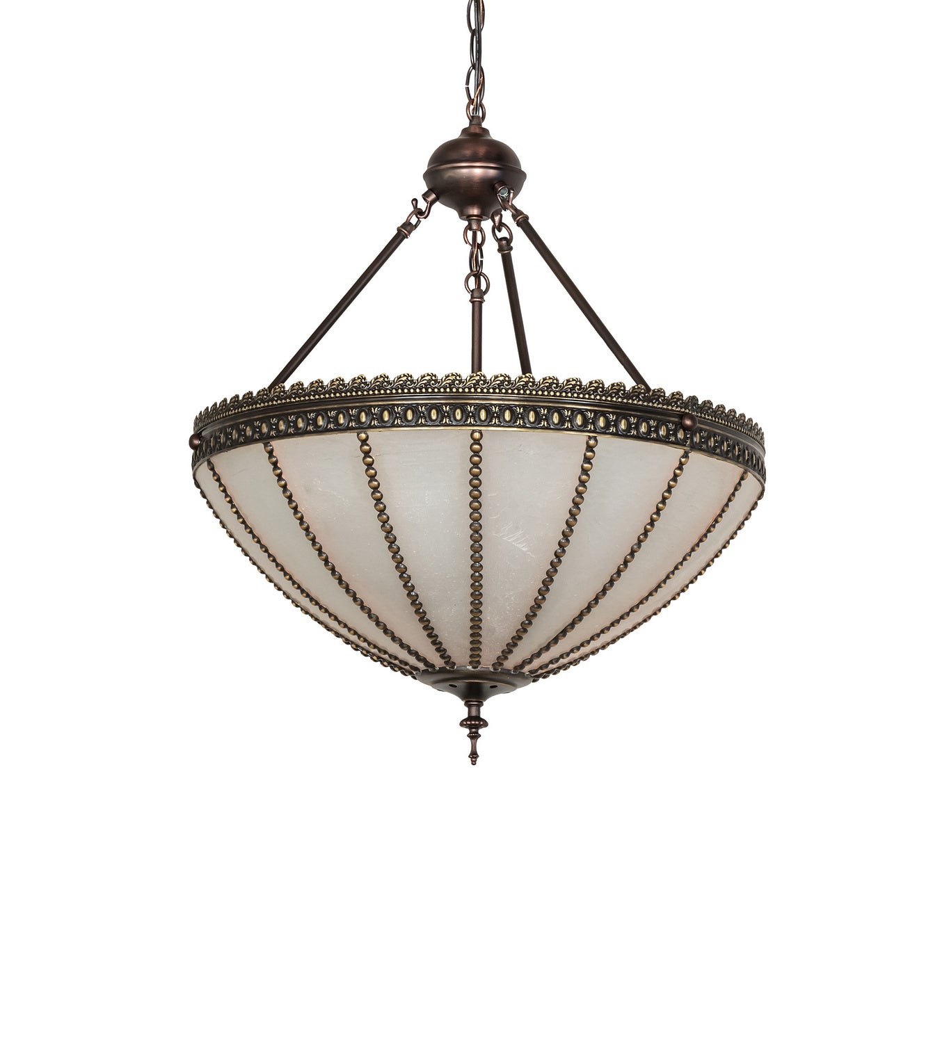 Meyda Tiffany - 31292 - Three Light Pendant - Gothic - Mahogany Bronze