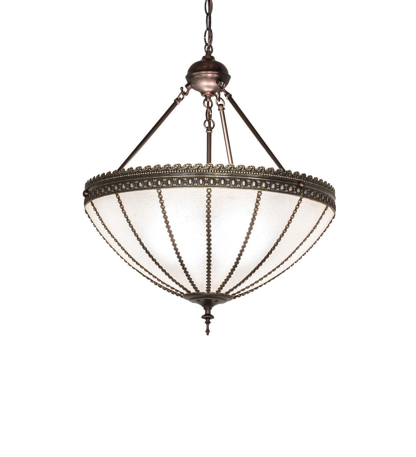 Meyda Tiffany - 31292 - Three Light Pendant - Gothic - Mahogany Bronze