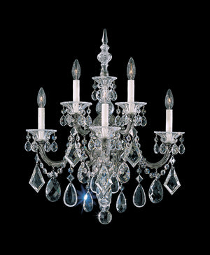 Schonbek - 5003-27 - Five Light Wall Sconce - La Scala - Parchment Gold