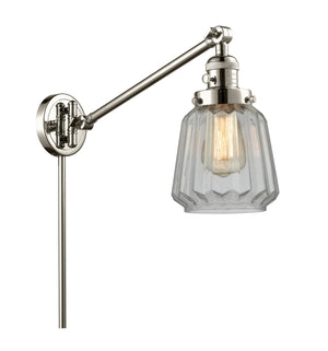 Innovations - 237-PN-G142-LED - LED Swing Arm Lamp - Franklin Restoration - Polished Nickel