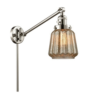 Innovations - 237-PN-G146-LED - LED Swing Arm Lamp - Franklin Restoration - Polished Nickel