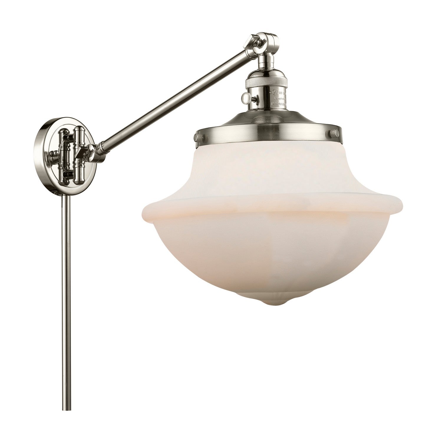 Innovations - 237-PN-G541-LED - LED Swing Arm Lamp - Franklin Restoration - Polished Nickel