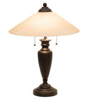 Meyda Tiffany - 66753 - Two Light Table Lamp - Saturn - Craftsman Brown