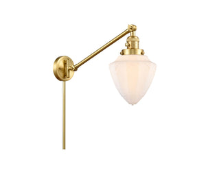 Innovations - 237-SG-G661-7 - One Light Swing Arm Lamp - Franklin Restoration - Satin Gold