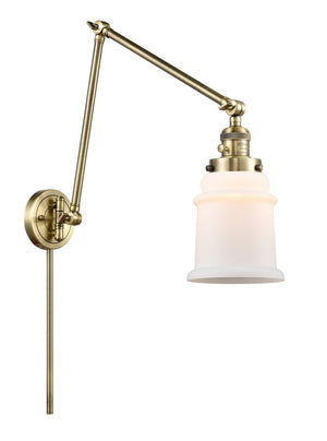 Innovations - 238-AB-G181 - LED Swing Arm Lamp - Franklin Restoration - Antique Brass