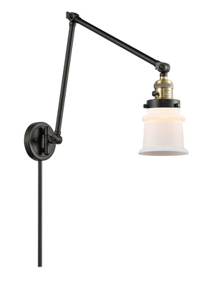 Innovations - 238-BAB-G181S - LED Swing Arm Lamp - Franklin Restoration - Black Antique Brass