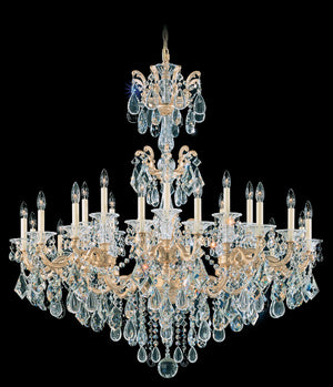 Schonbek - 5013-83 - 24 Light Chandelier - La Scala - Florentine Bronze