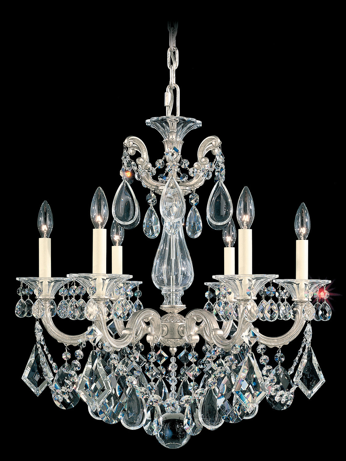 Schonbek - 5072-22 - Six Light Chandelier - La Scala - Heirloom Gold