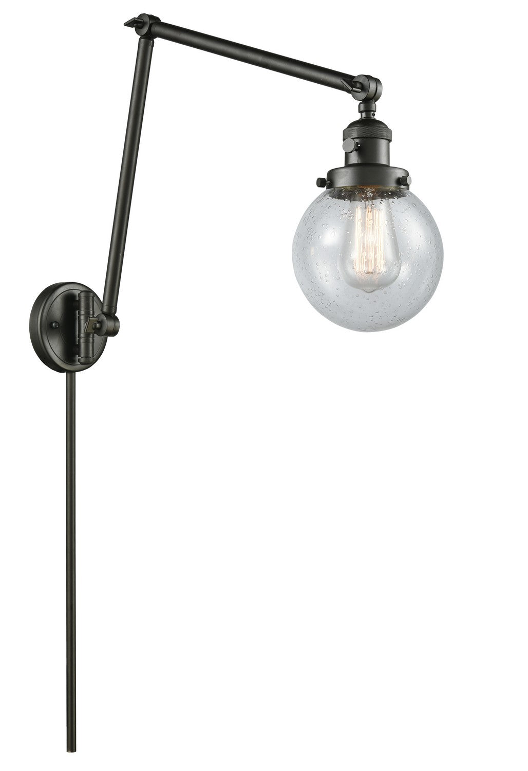 Innovations - 238-OB-G204-6-LED - LED Swing Arm Lamp - Franklin Restoration - Oil Rubbed Bronze