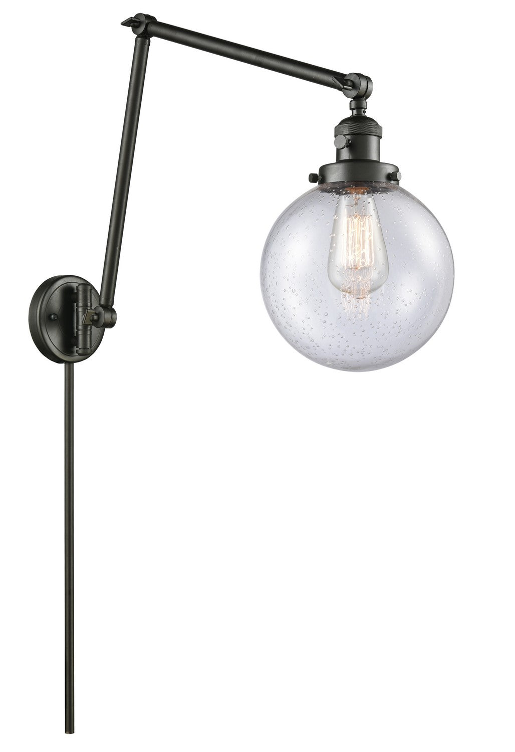 Innovations - 238-OB-G204-8-LED - LED Swing Arm Lamp - Franklin Restoration - Oil Rubbed Bronze