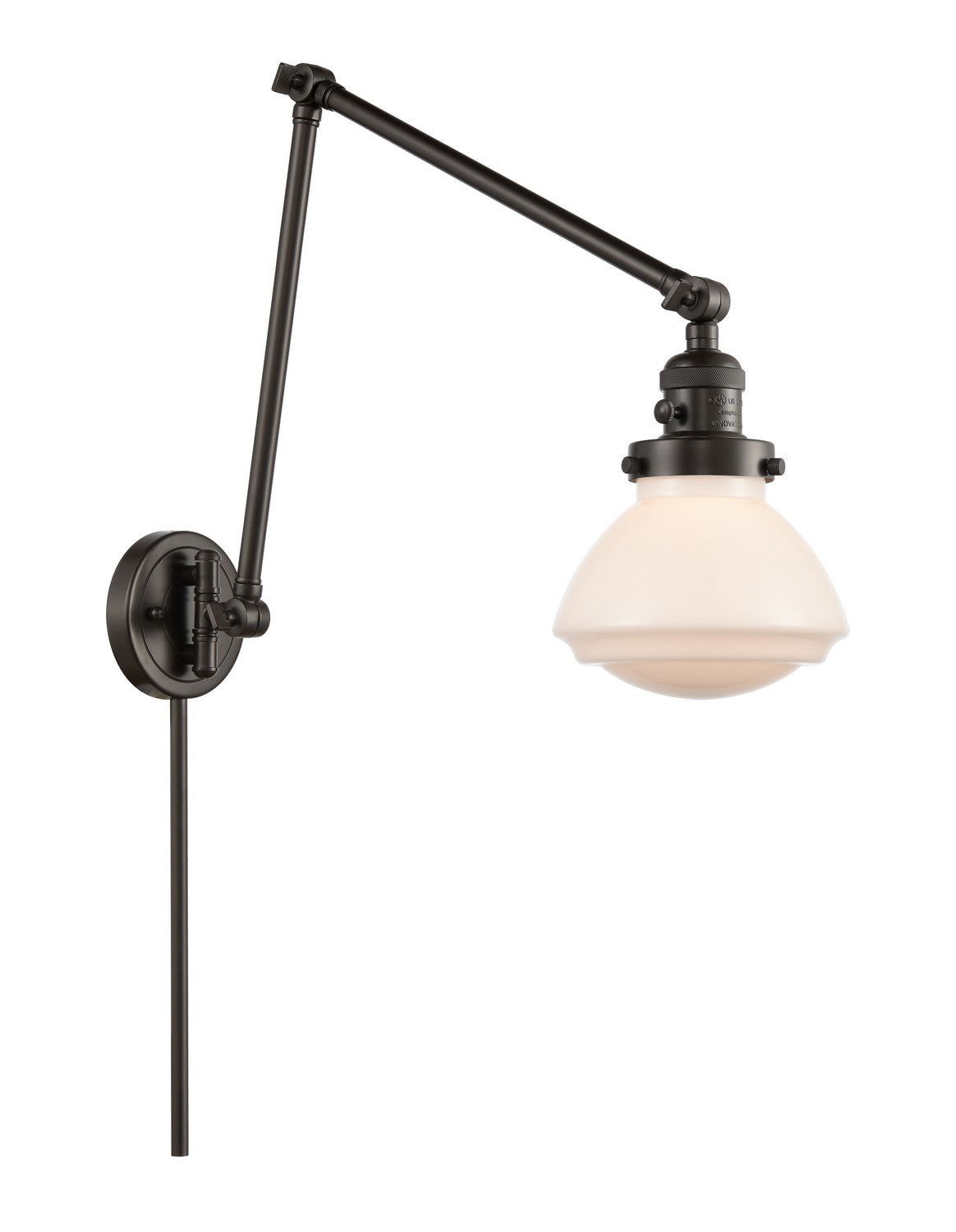 Innovations - 238-OB-G321 - LED Swing Arm Lamp - Franklin Restoration - Oil Rubbed Bronze