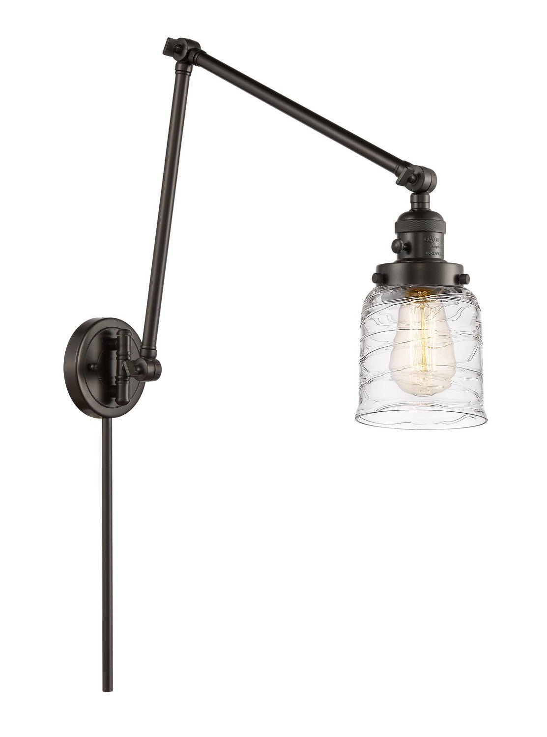 Innovations - 238-OB-G513 - One Light Swing Arm Lamp - Franklin Restoration - Oil Rubbed Bronze