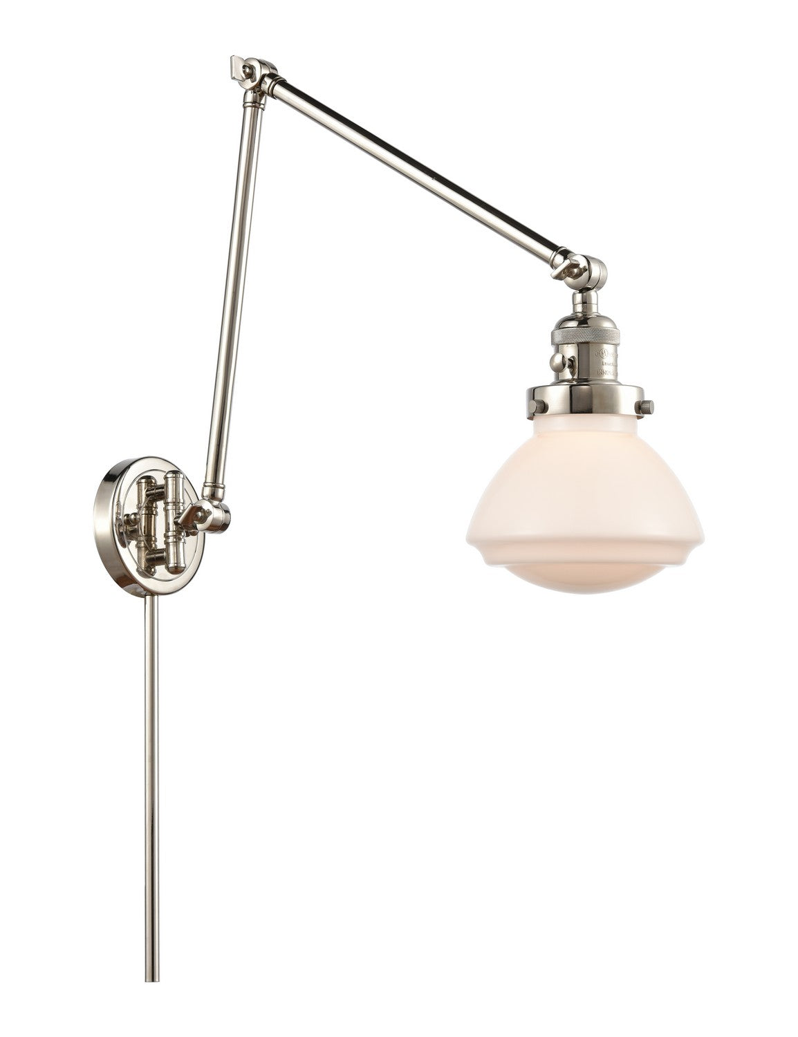 Innovations - 238-PN-G321 - LED Swing Arm Lamp - Franklin Restoration - Polished Nickel