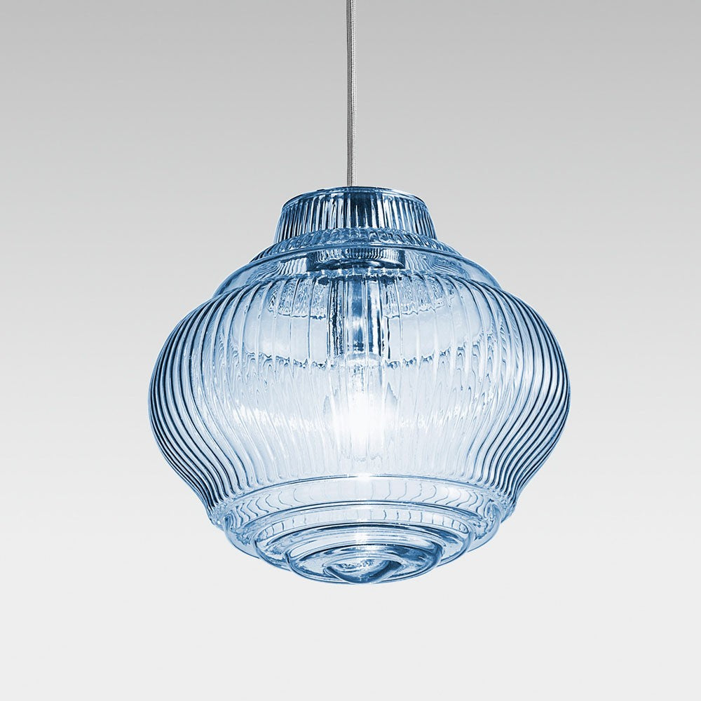 Zafferano - ZA-LBN0120 - One Light Pendant - Bonnie & Clyde - Light Blue