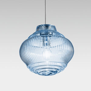 Zafferano - ZA-LBN2120 - One Light Pendant - Bonnie & Clyde - Light Blue