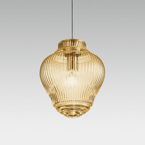 Zafferano - ZA-LCL0104 - One Light Pendant - Bonnie & Clyde - Amber