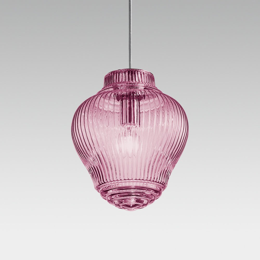 Zafferano - ZA-LCL0105 - One Light Pendant - Bonnie & Clyde - Amethyst