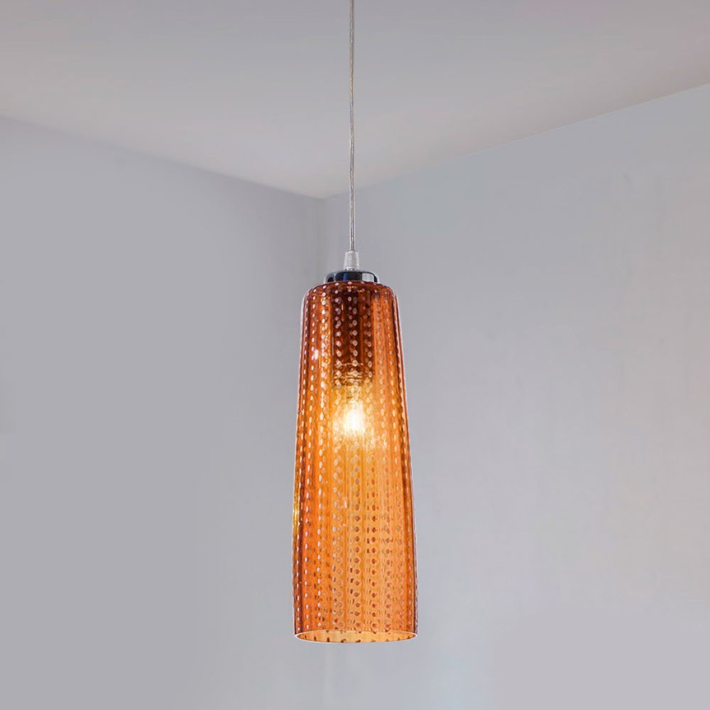 Zafferano - ZA-LPR0606 - One Light Pendant - Perle - Orange