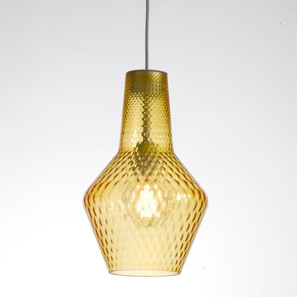 Zafferano - ZA-LRM0104 - One Light Pendant - Romeo & Giulietta - Amber