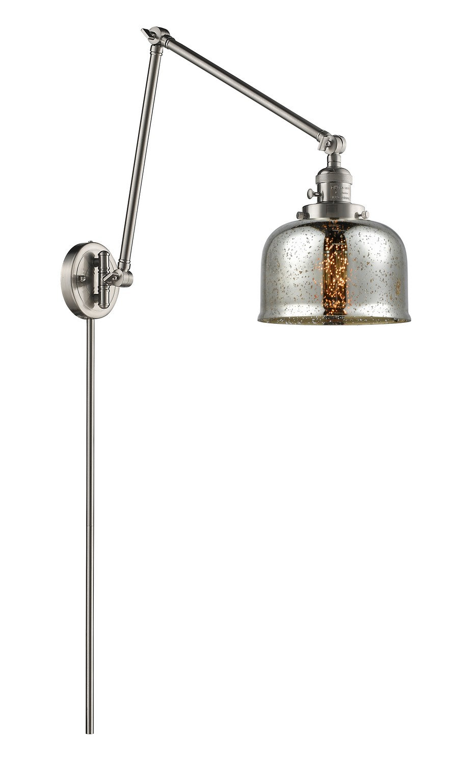 Innovations - 238-SN-G78-LED - LED Swing Arm Lamp - Franklin Restoration - Brushed Satin Nickel