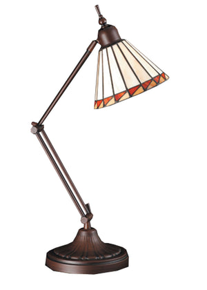 Meyda Tiffany - 65946 - Table Lamp - Prairie Mission - Craftsman Brown