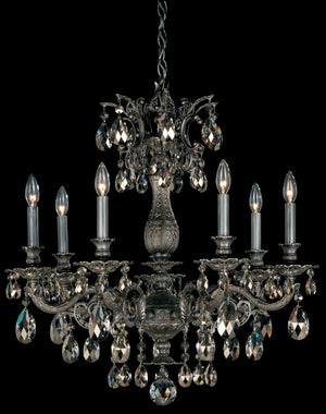 Schonbek - 5677-27S - Seven Light Chandelier - Milano - Parchment Gold