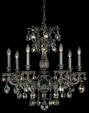 Schonbek - 5677-76H - Seven Light Chandelier - Milano - Heirloom Bronze