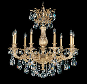 Schonbek - 5679-22R - Nine Light Chandelier - Milano - Heirloom Gold