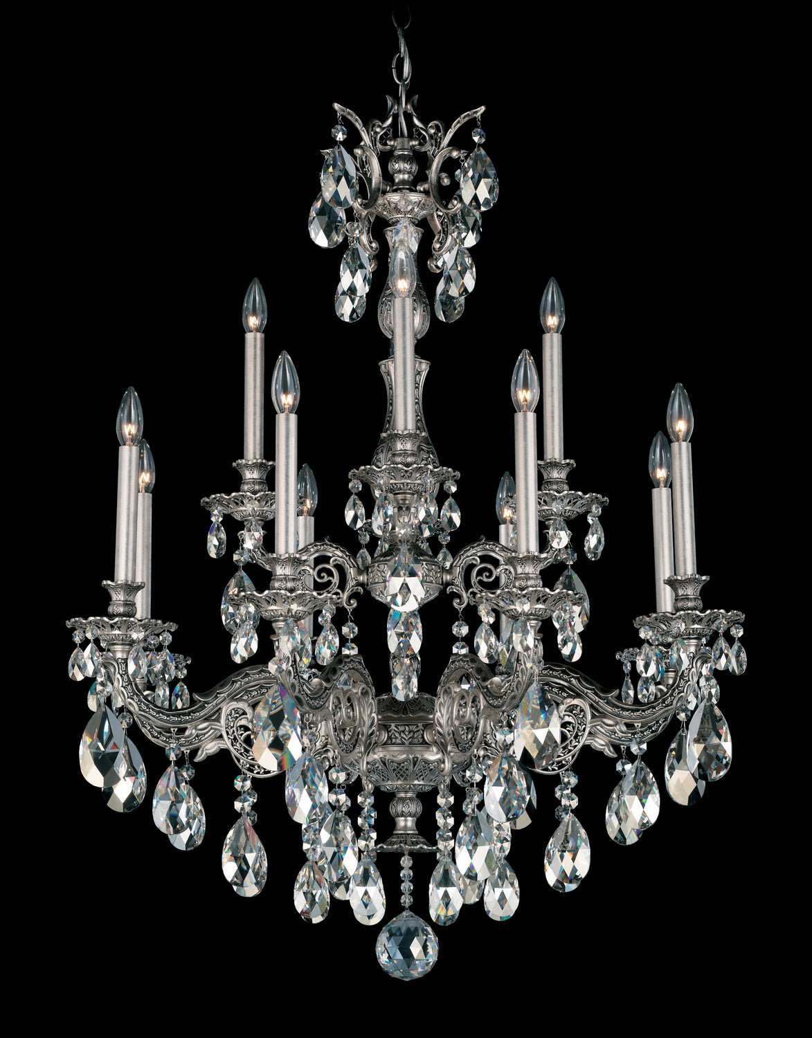 Schonbek - 5683-26S - 12 Light Chandelier - Milano - French Gold