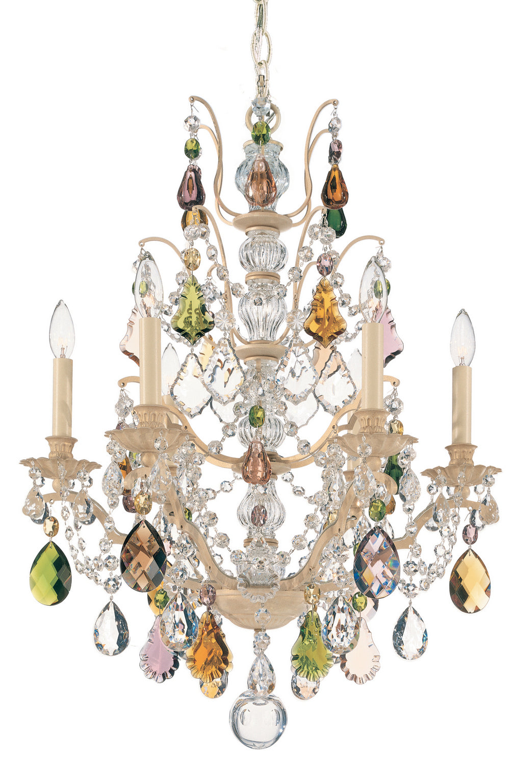 Schonbek - 5770-22H - Six Light Chandelier - Bordeaux - Heirloom Gold