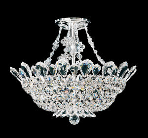 Schonbek - 5796H - Eight Light Semi-Flush Mount - Trilliane - Polished Stainless Steel