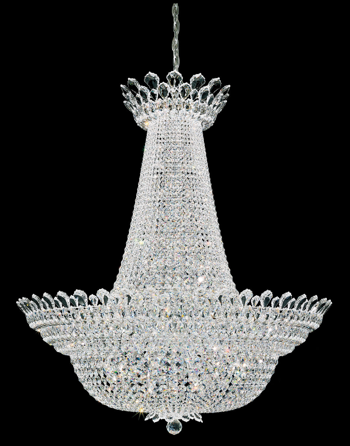 Schonbek - 5875H - Six Light Pendant - Trilliane - Polished Stainless Steel