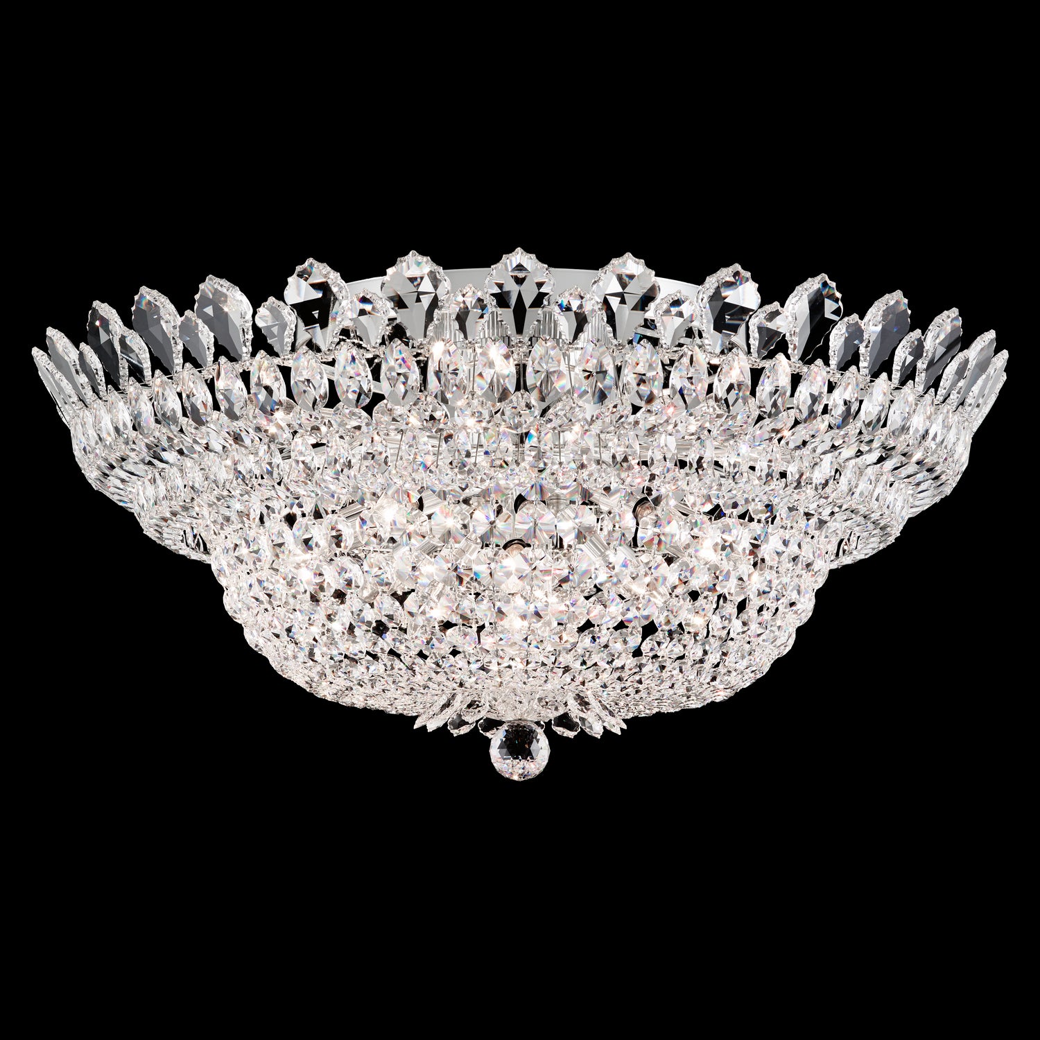 Schonbek - 5877R - 23 Light Semi-Flush Mount - Trilliane - Polished Stainless Steel