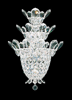 Schonbek - 5888H - Four Light Wall Sconce - Trilliane - Polished Stainless Steel