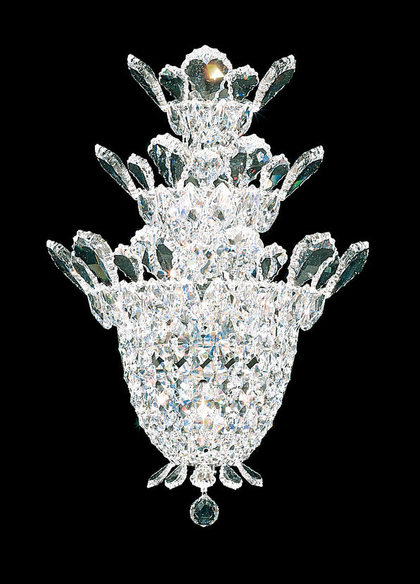 Schonbek - 5888R - Four Light Wall Sconce - Trilliane - Polished Stainless Steel