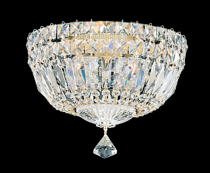 Schonbek - 5891-211R - Four Light Semi-Flush Mount - Petit Crystal Deluxe - Aurelia