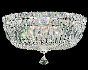 Schonbek - 5893-211R - Five Light Semi-Flush Mount - Petit Crystal Deluxe - Aurelia