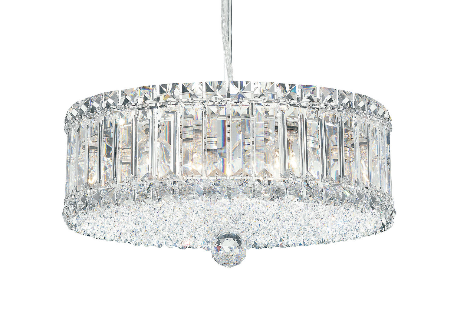 Schonbek - 6670R - Nine Light Pendant - Plaza - Polished Stainless Steel