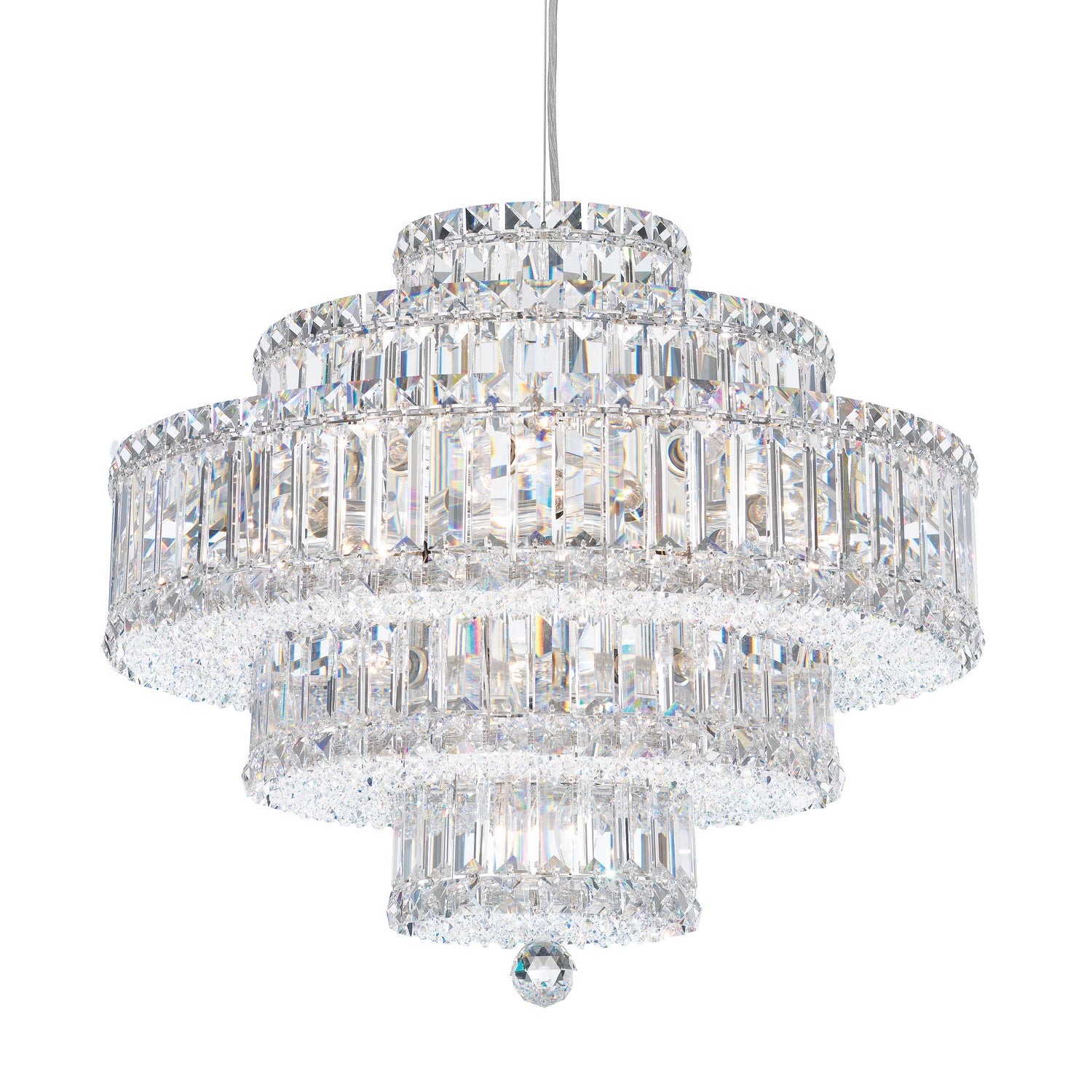Schonbek - 6673R - 21 Light Pendant - Plaza - Polished Stainless Steel