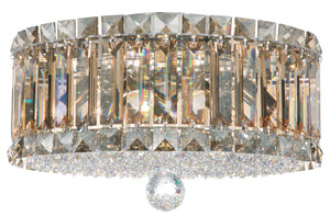 Schonbek - 6694R - Four Light Flush Mount - Plaza - Polished Stainless Steel