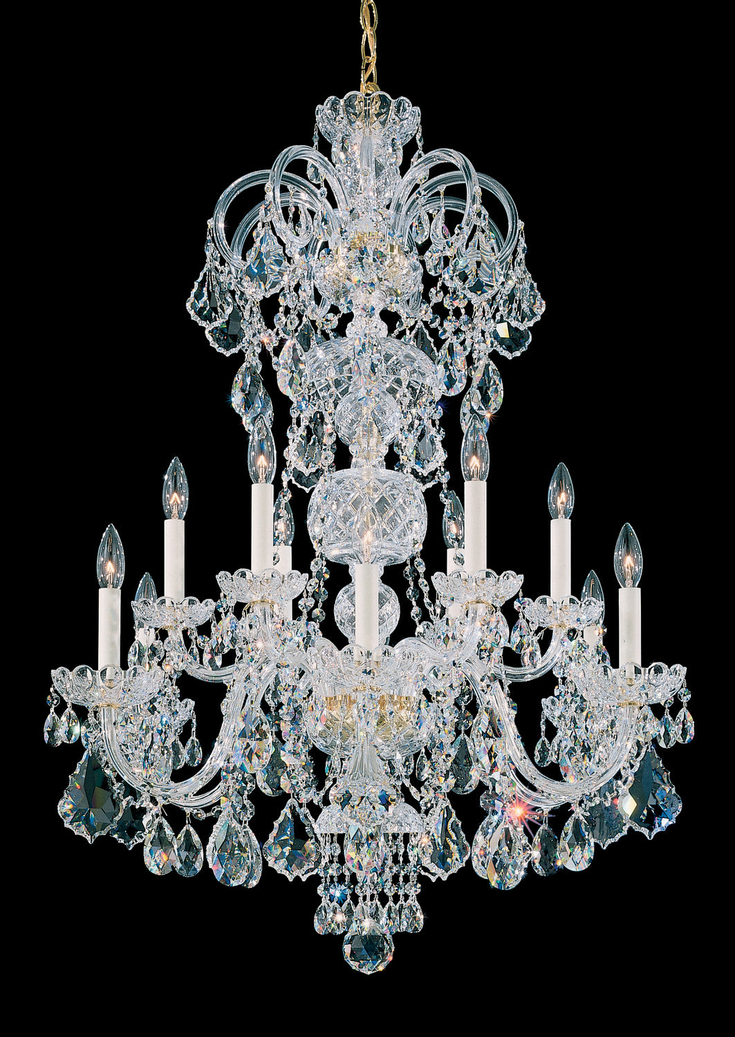 Schonbek - 6813-211R - 12 Light Chandelier - Olde World - Aurelia