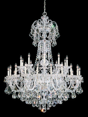 Schonbek - 6816-40H - 35 Light Chandelier - Olde World - Polished Silver