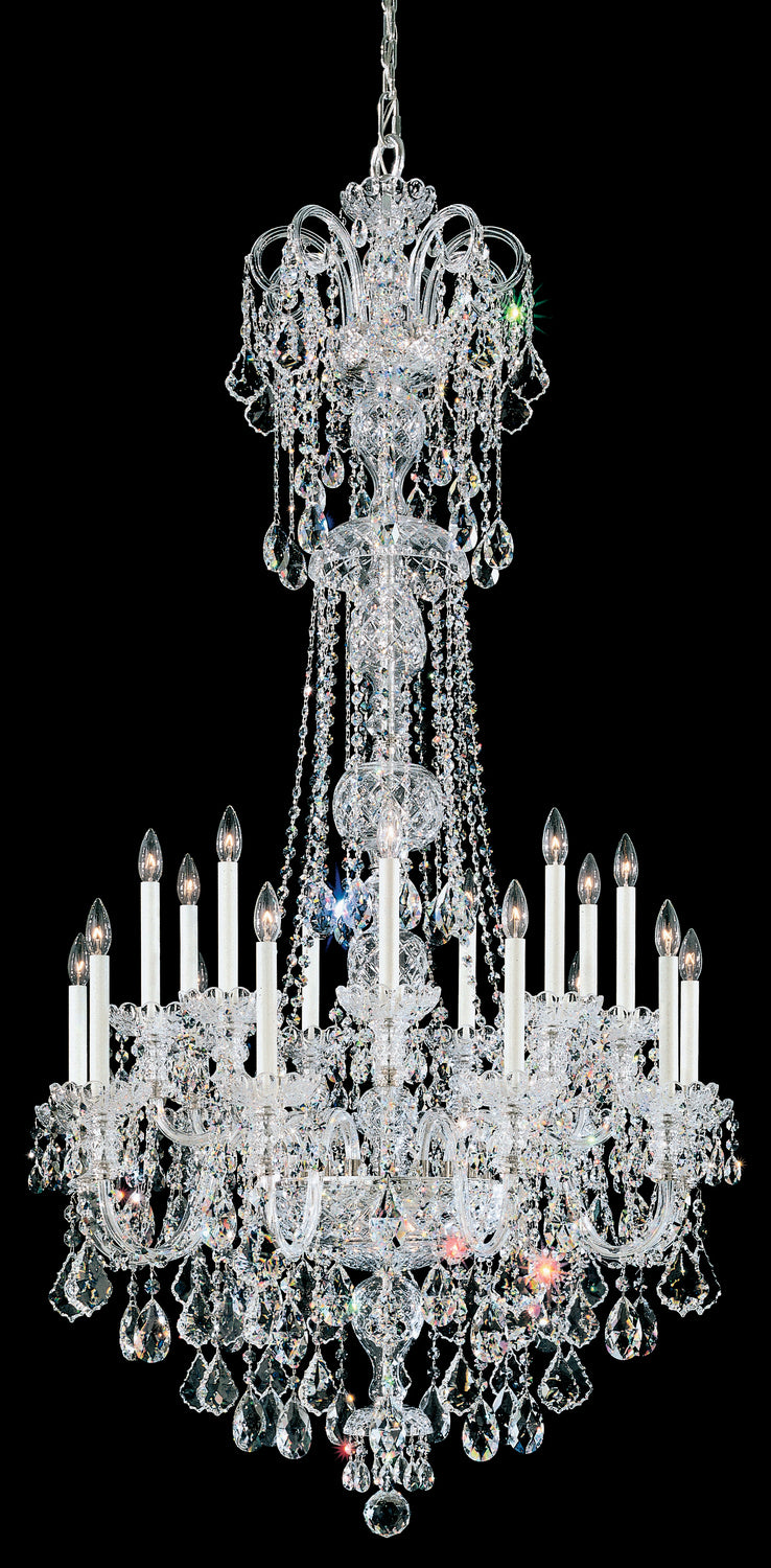 Schonbek - 6818-40H - 23 Light Chandelier - Olde World - Polished Silver